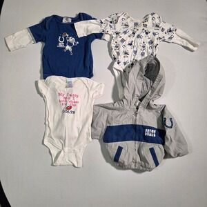 Indianapolis Colts Baby‎ Onesie Jacket Outfit 4 Piece NFL Football Team Apparel